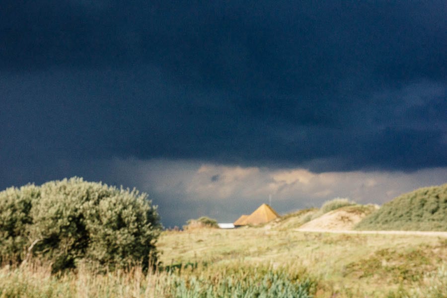 Storm clouds over RSPB Dungeness