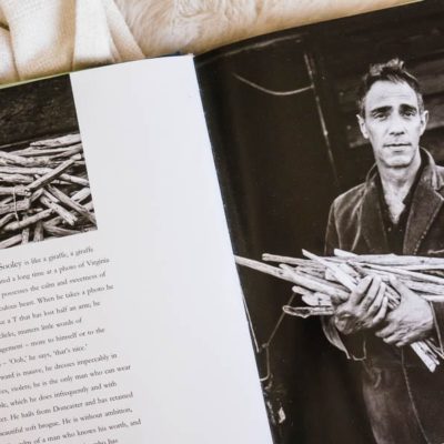 Derek Jarman photo by Howard Sooley in book