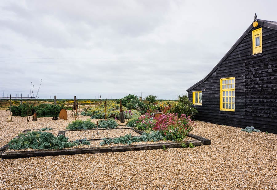 Prospect Cottage side garden and John Donne poem