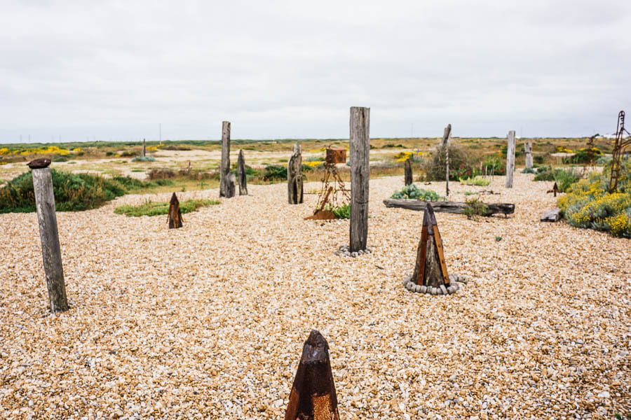 Derek Jarmans Garden sculpture garden