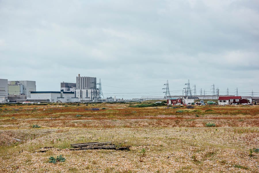 Dungeness Nuclear Power Station and Electricity Pylons