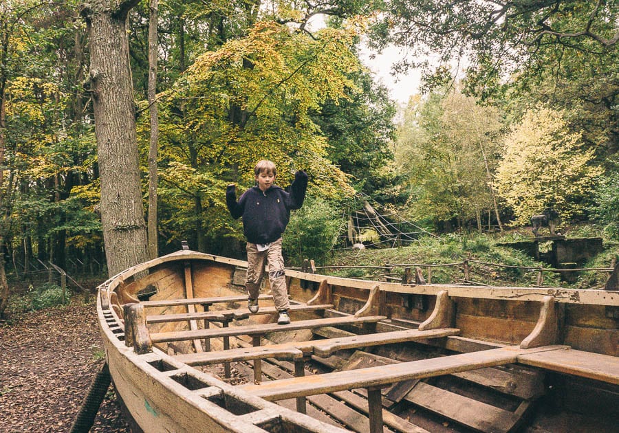 Groombridge Place playground boat