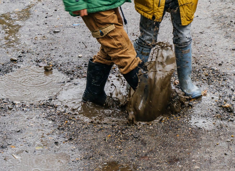 mud puddle visuals shake