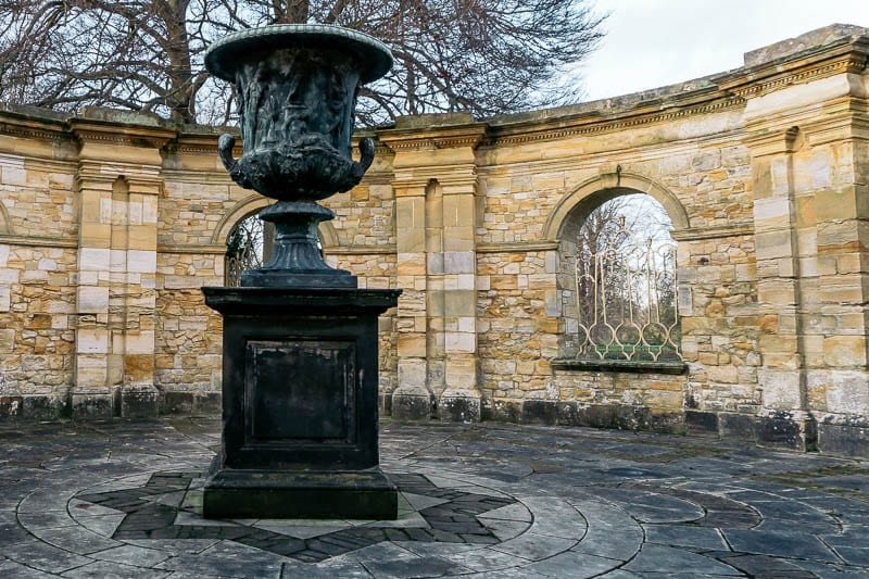 Hever Castle Italian garden urn