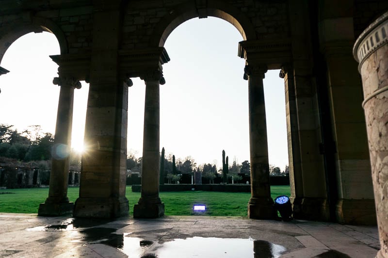 Hever Italian Garden loggia