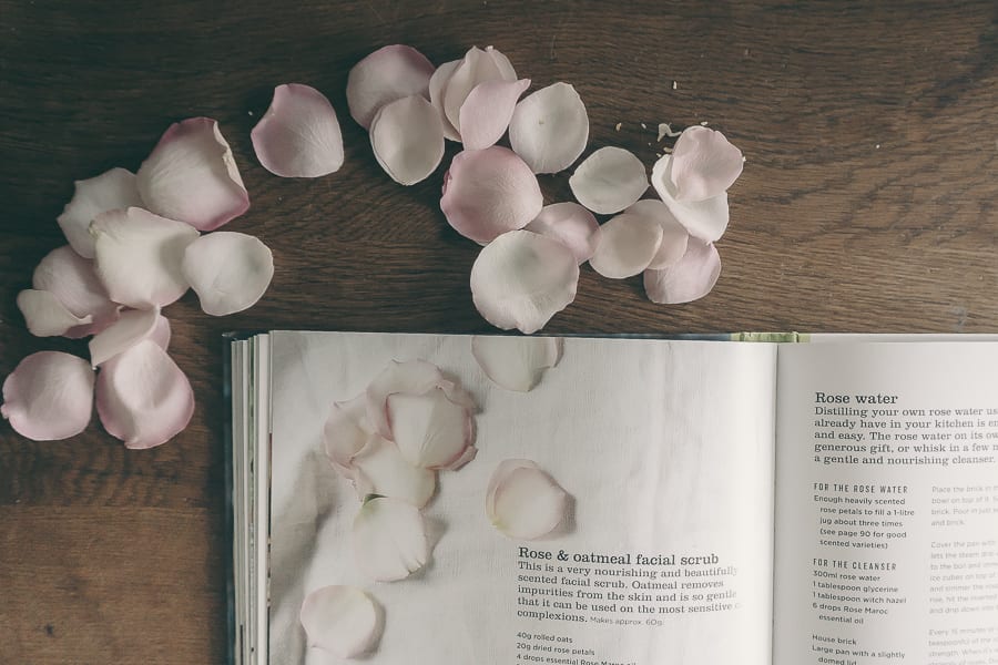 Gifts from the Garden inside rose petals