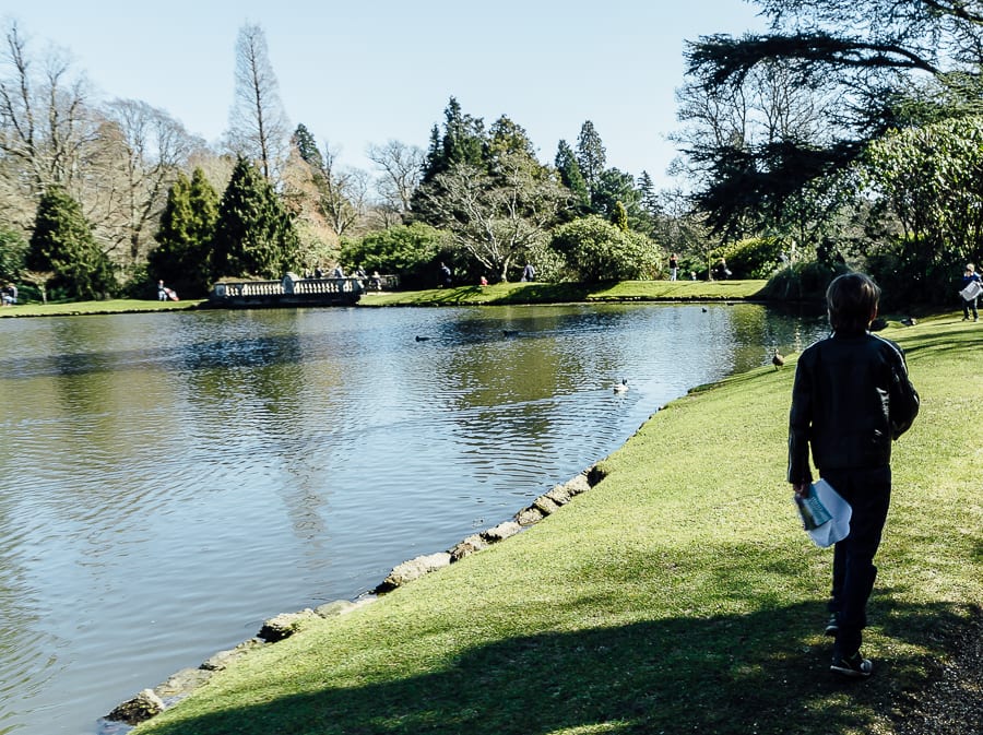 Easter Egg hunt Sheffield Park lake