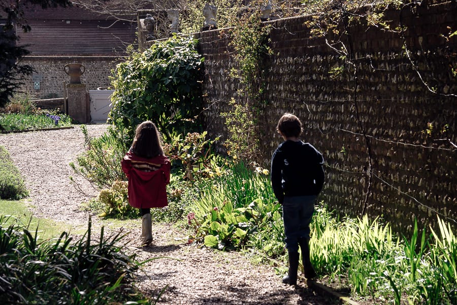 Charleston outside walled garden