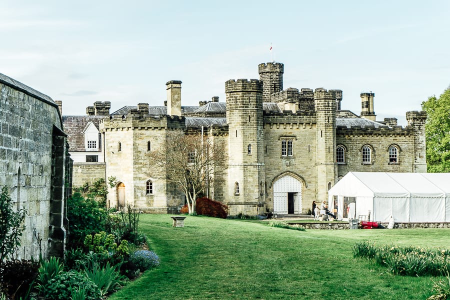 Chiddingstone Castle Literary festival tent 