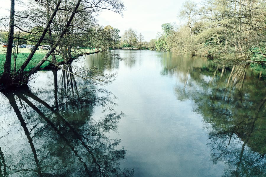 Chiddingstone Castle lake