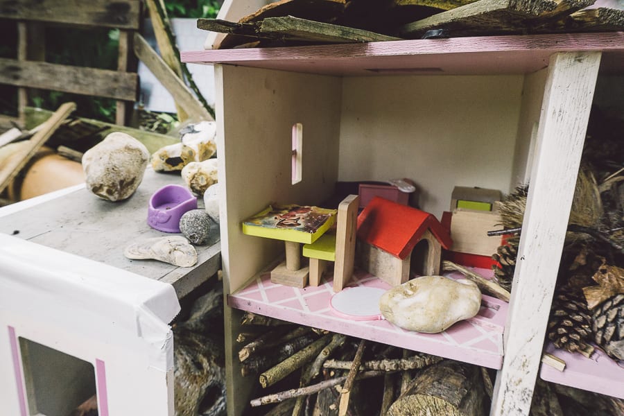 Dolls house bug hotel