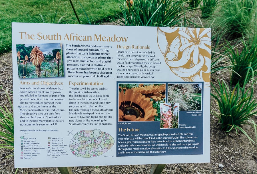 Nymans meadow south africa sign