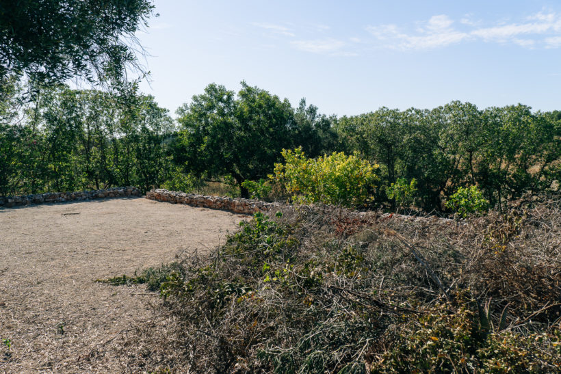 Grvael playground prunings