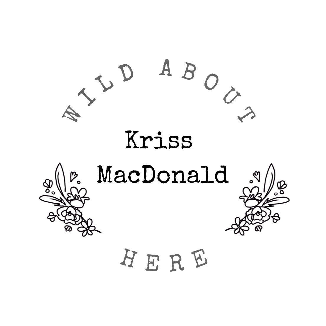 Wild About Here Kriss MacDonald logo