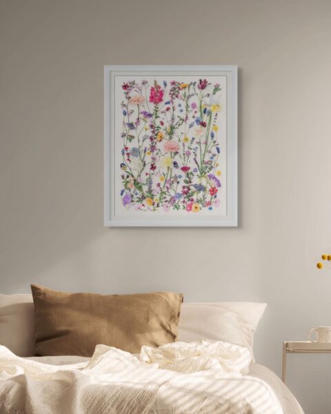 Countryside Spring wall art in bedroom